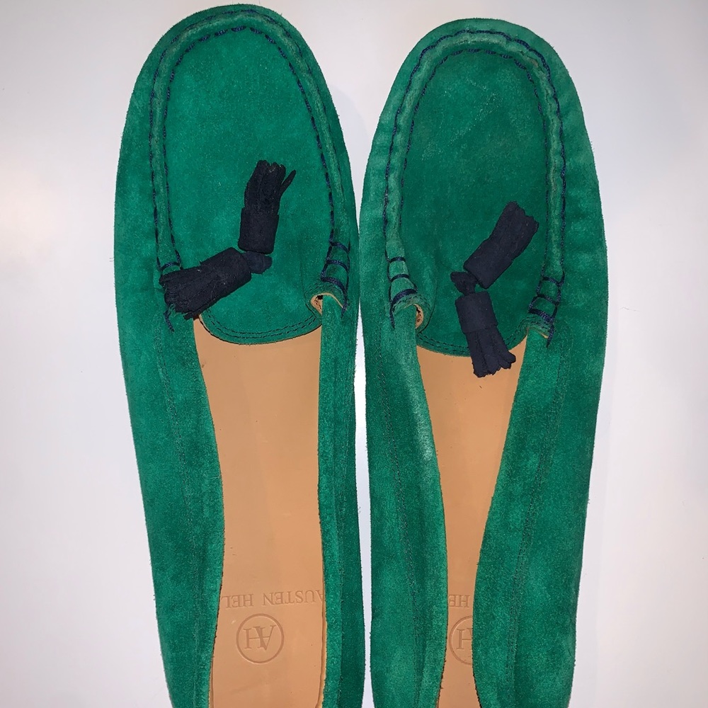 Austen Heller womens suede loafers
